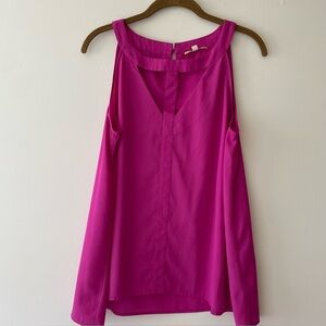 Gianni Bini Pink Magenta Sleeveless Top Size Medium
